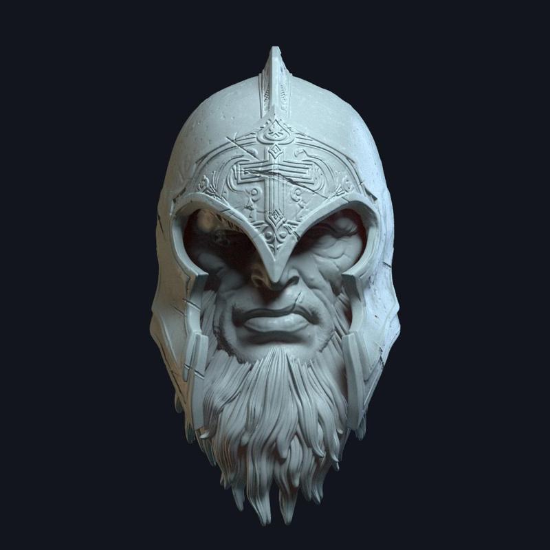 Thalor BlackBlade v4 Action Figure Head