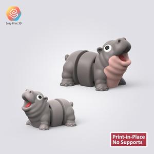 Flexi Baby Hippo Moo Deng