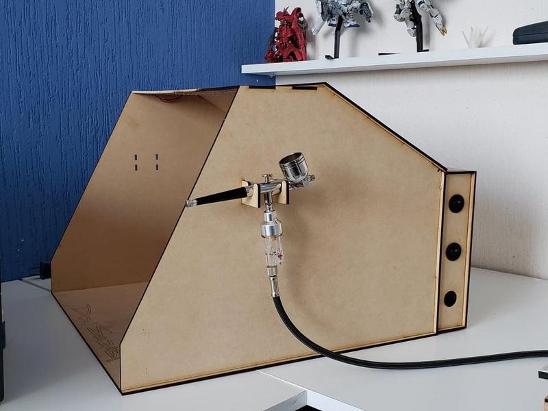 Spray booth for Airbrush DIY Laser Cut