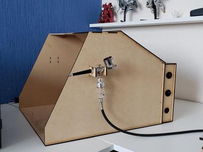 Spray booth for Airbrush DIY Laser Cut