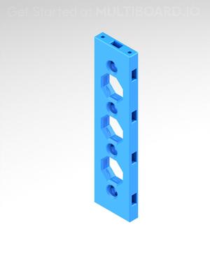 5mu Mid Hole I - Multiboard Beam