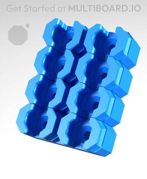 6.25 mm - Dual Offset Snap (DS Part A) - x4 Stack