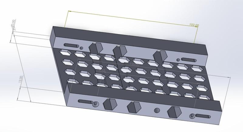 Crucial MX500 SSD Support for desktop computer rack