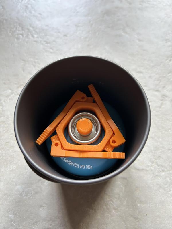 Backpacking Stove / Fuel canister stand