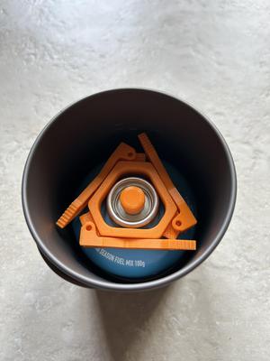 Backpacking Stove / Fuel canister stand