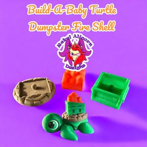 Build-A-Baby Turtle Dumpster Fire Shell - Just The Shell