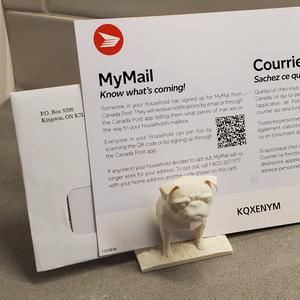 Pug Letter Holder