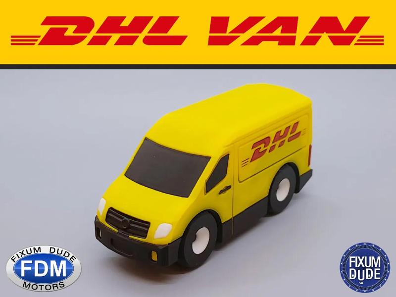 Fixum Dude Motors PIP DHL Delivery Van   