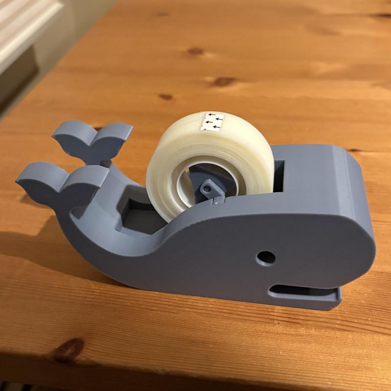 Whale Tape Dispenser and Pencil Holder