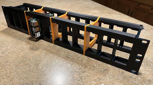 Raspberry Pi 2U Rack Mount (19” and 10”) – PoE or USB