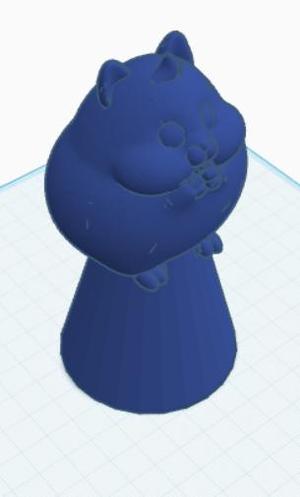 Fat Hamster Christmas Tree Topper (for mini trees ONLY)