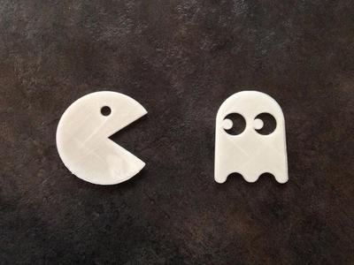 Glowing Pac Man & Phantom 