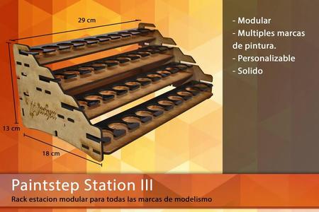 Paintstep station - Modular hobby paint system