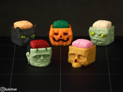 Cube Heads - Halloween set