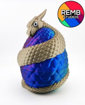 🥚 Protective Dragon Mother Egg Container - Twist Lock Design