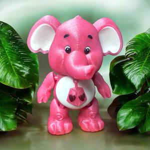 Care Bear, Cousins, Elephant, Print in Place, Articulating, Flexi, Flexible, Flexy, fun, 