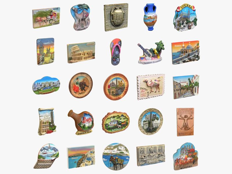 Souvenir Magnets Collection Bundle
