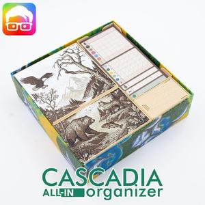 Cascadia board game all-in organizer by ammedia3d