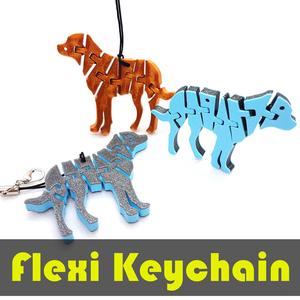 Flexi Articulated Keychain - Greater Swiss Mountain Dog