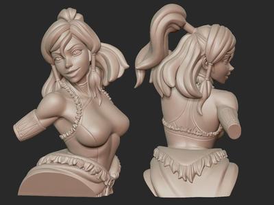 Avatar Korra Bust