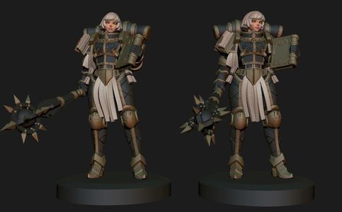 Lorgar anime figurine