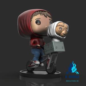 Et and Elliot Funko