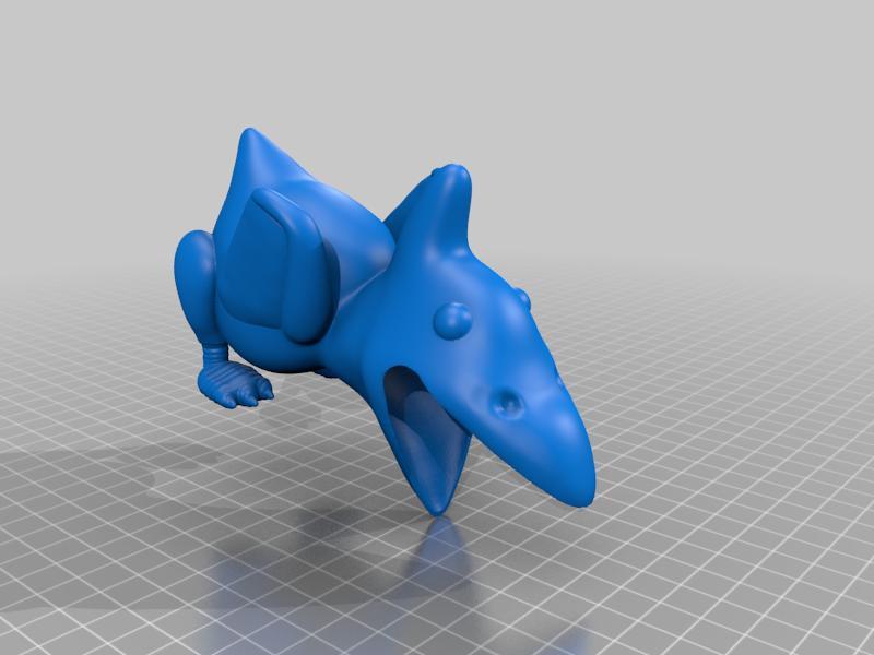 CHUBBY PTERODACTYL DINO PENCIL HOLDER - NO SUPPORTS