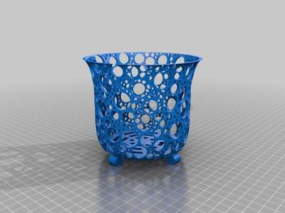 Parametric orchid pot (or general plant pot)