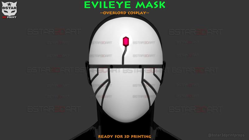 Evileye Half Mask - Overlord Cosplay