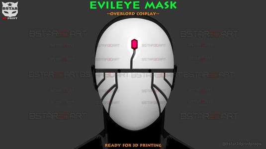 Evileye Half Mask - Overlord Cosplay