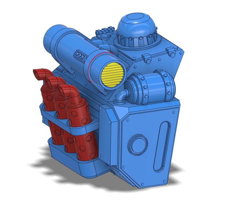 Hazardous Environment Adaptation, Tank (HEAT), Mars pattern