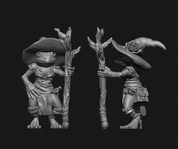 Female frog mage (remake)