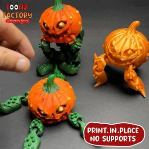 FLEXI PRINT-IN-PLACE PUMPKIN MONSTER ARTICULATED