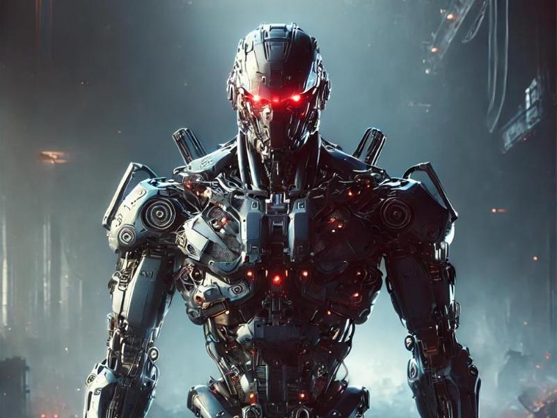 Robot humanoid futuristic