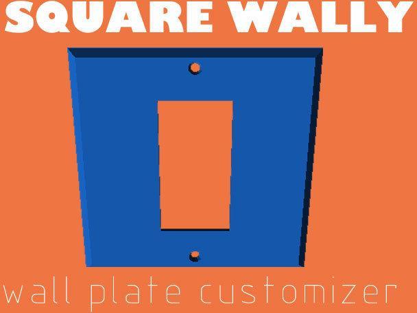 Square Wall Plate Cover Customizer - SQUARE WALLY
