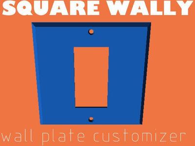 Square Wall Plate Cover Customizer - SQUARE WALLY