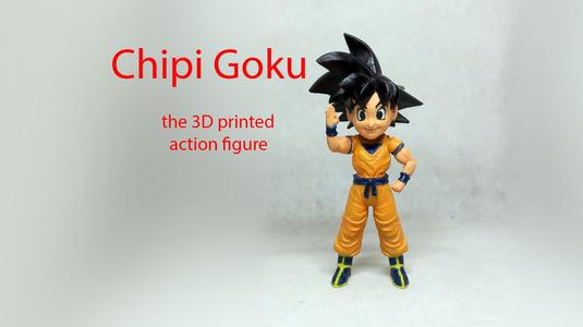 Chipi Goku articulated action figure