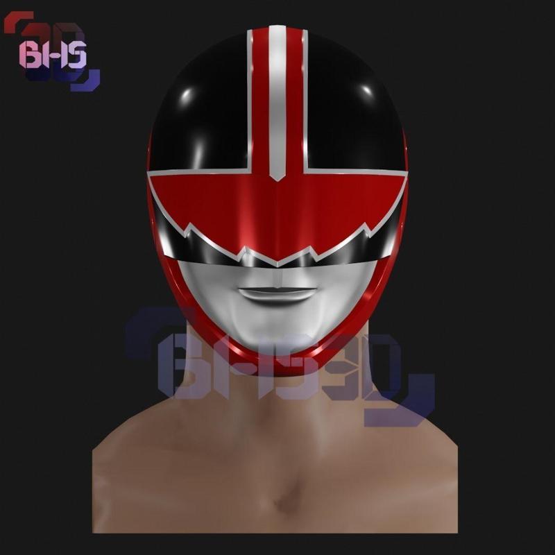 Quantum Red Ranger helmet