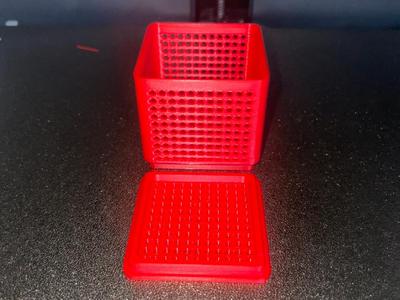Dessicant holder - gridfinity with pin