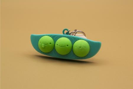 KAWAII FOOD KEYCHAIN - edamame