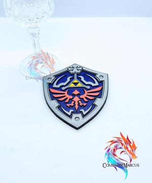 Hylian shield coaster / no supports / 3mf included