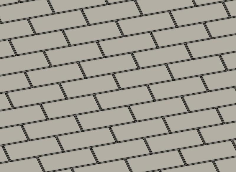 Modelling Concrete Block Walling Vertical Various Sizes