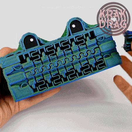 MONSTER BOX WITH WORKING ZIPPER