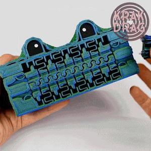 MONSTER BOX WITH WORKING ZIPPER