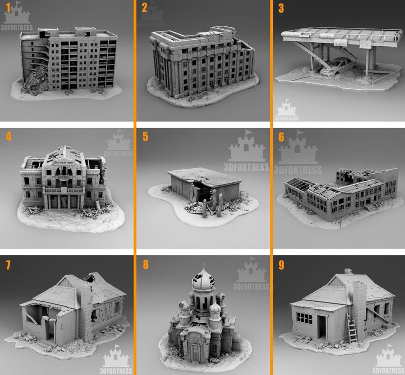 The war in Ukraine 3D Model Collection