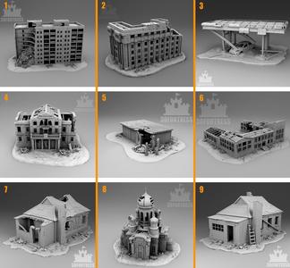 The war in Ukraine 3D Model Collection