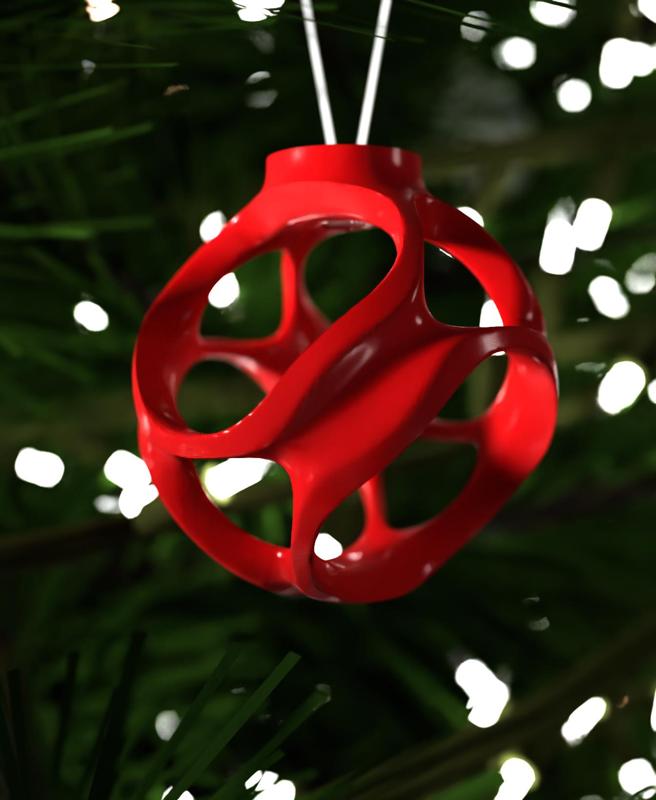 Christmas Ornament Fractal Frost 005