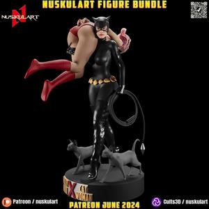 Nuskul Art - Patreon JUNE 2024 Content - Figure Bundle Pack Collection / 30% Discount