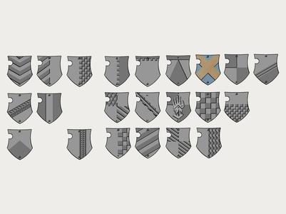 Dominion Crusader MK3 - Freeblade's 'n' Codex shields 