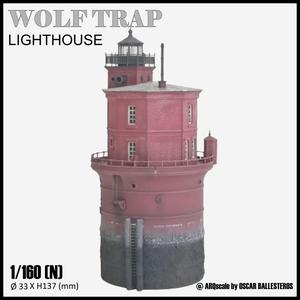 WOLF TRAP LIGHT - N (1/160) SCALE MODEL LANDMARK
